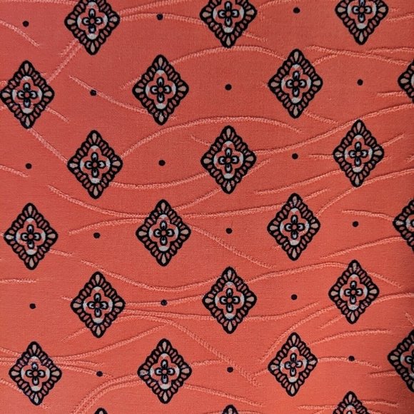 Croft & Barrow Pink Pattern 3/4 sleeve Tunic Top Shirt Blouse Womens Medium M - Picture 2 of 9